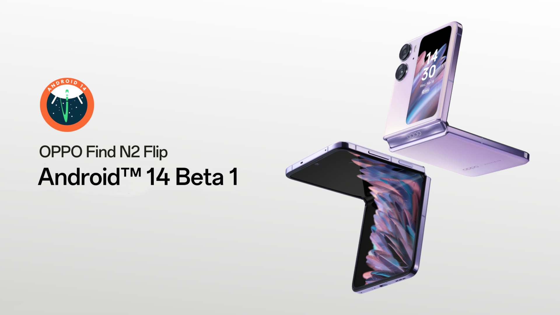 Android 14 Beta is available for OPPO Find N2 Flip